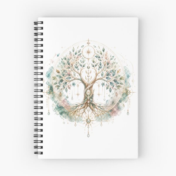 Item preview, Celestial Tree of Life | Sacred Geometry Botanical Art designed and sold by KireaDesigns.