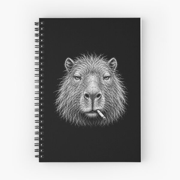 Item preview, Funny Capybara Smoking Cigarette With Scruffy Looking designed and sold by gunaone-design.