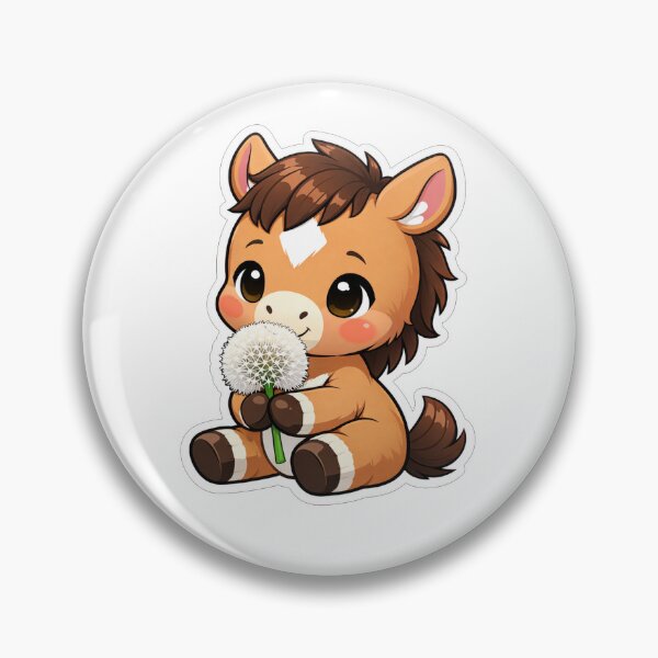 Item preview, Cute Baby Horse Holding A Dandelion designed and sold by Owcomm.