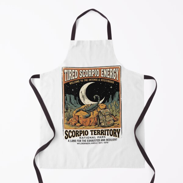 Item preview, Tired Scorpio Energy Vintage National Park Travel Poster designed and sold by urbinet.