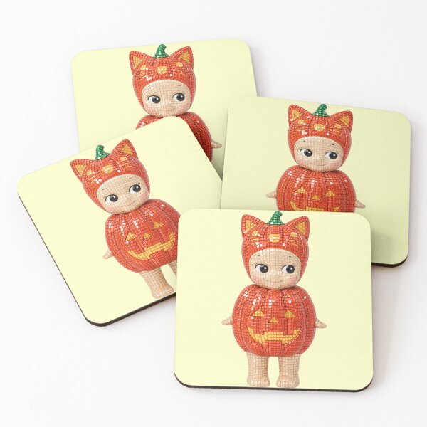 Item preview, Sonny Angel Pumpkin Cat Disco designed and sold by Ellie Dyer.