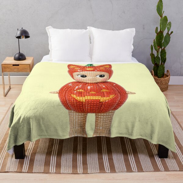 Item preview, Sonny Angel Pumpkin Cat Disco designed and sold by Eleanor Reyelt Art.