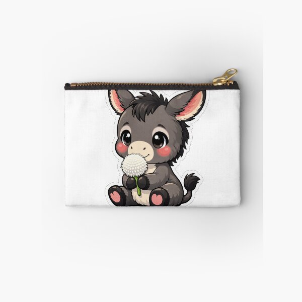 Item preview, Cute Baby Donkey Holding A Dandelion designed and sold by Owcomm.