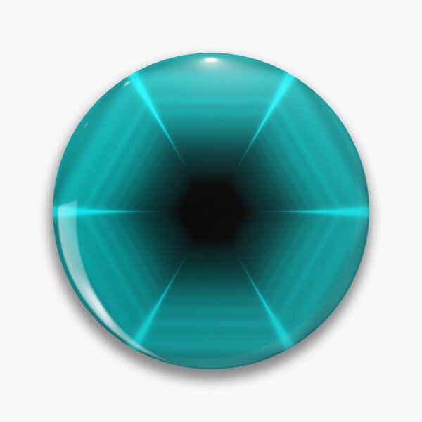 Item preview, Cyan Hexagonal Tunnel designed and sold by Electric Shock!! Design.