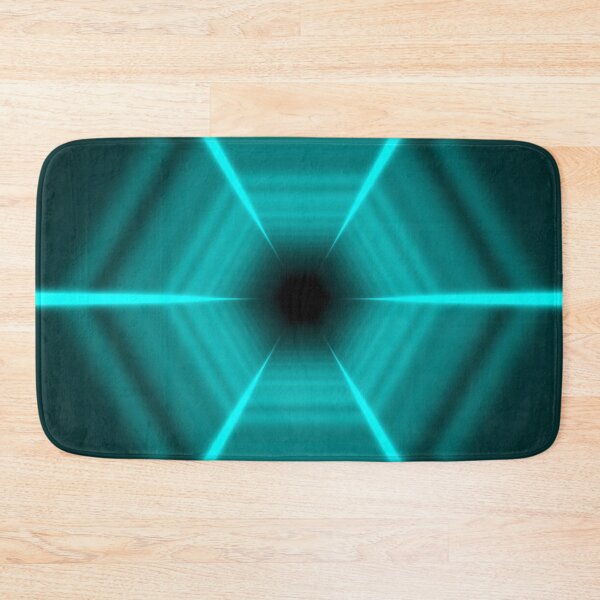 Item preview, Cyan Hexagonal Tunnel designed and sold by Electric Shock!! Design.