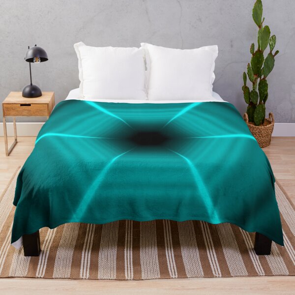 Item preview, Cyan Hexagonal Tunnel designed and sold by Electric Shock!! Design.