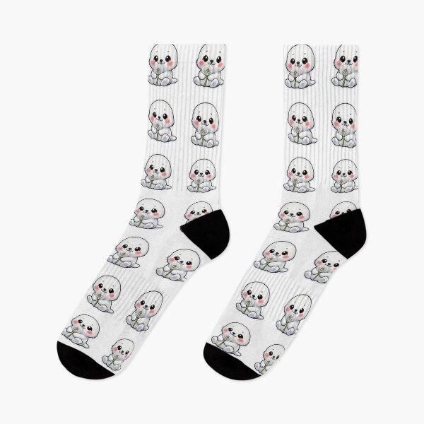 Item preview, Cute Baby Seal Holding A Dandelion designed and sold by Owcomm.