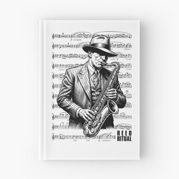 Item preview, Saxophonist Reed Ritual Saxophone Player Vintage Sheet Music designed and sold by GrandeDuc.