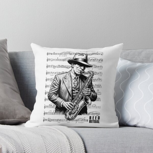 Item preview, Saxophonist Reed Ritual Saxophone Player Vintage Sheet Music designed and sold by GrandeDuc.