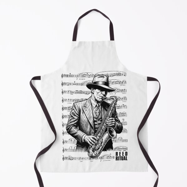 Item preview, Saxophonist Reed Ritual Saxophone Player Vintage Sheet Music designed and sold by GrandeDuc.
