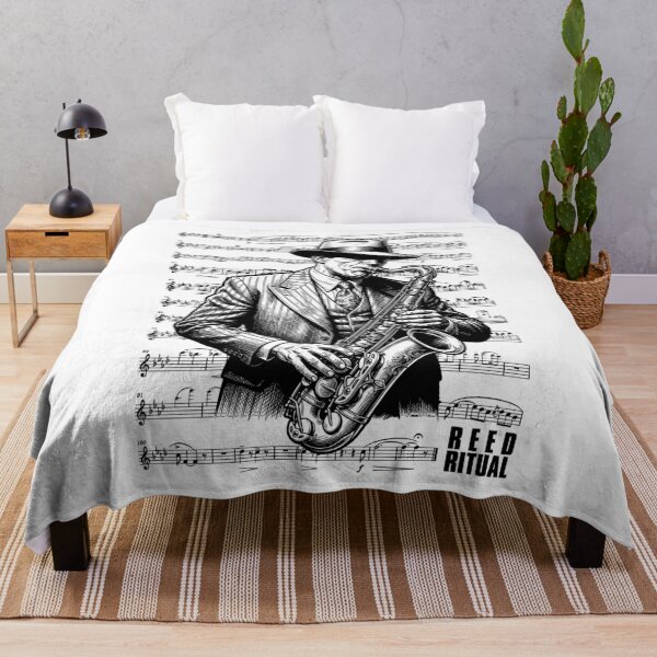 Item preview, Saxophonist Reed Ritual Saxophone Player Vintage Sheet Music designed and sold by GrandeDuc.