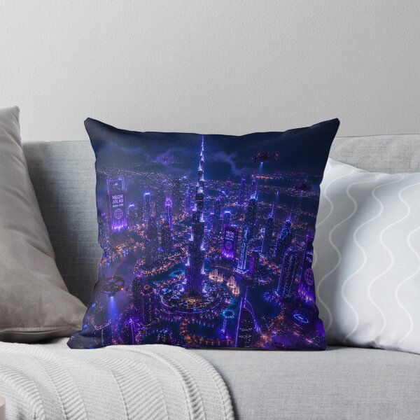 Item preview, Dubai 2150 | Futuristic Burj Khalifa | Cyberpunk Skyline designed and sold by NSAstore.