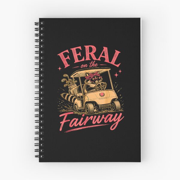 Item preview, Feral On The Fairway Funny Golf Raccoon designed and sold by Rahamkshop.