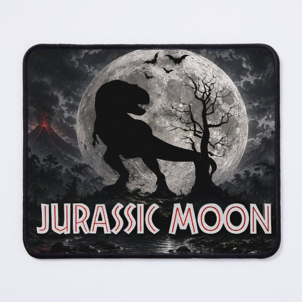 Item preview, Jurassic Moon: T-Rex Under the Full Moon designed and sold by Fei Long Design Hub.