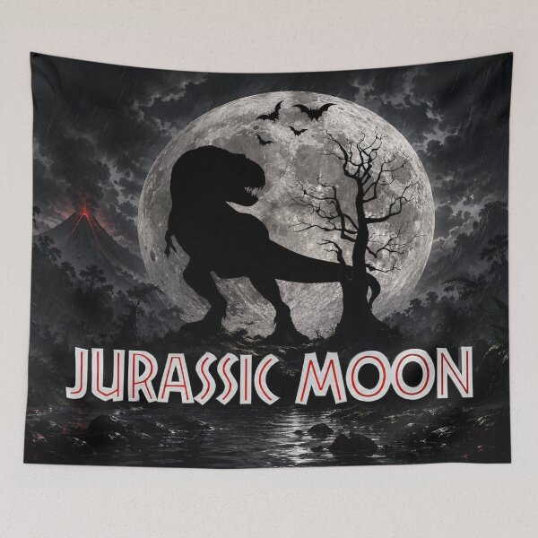 Item preview, Jurassic Moon: T-Rex Under the Full Moon designed and sold by Fei Long Design Hub.