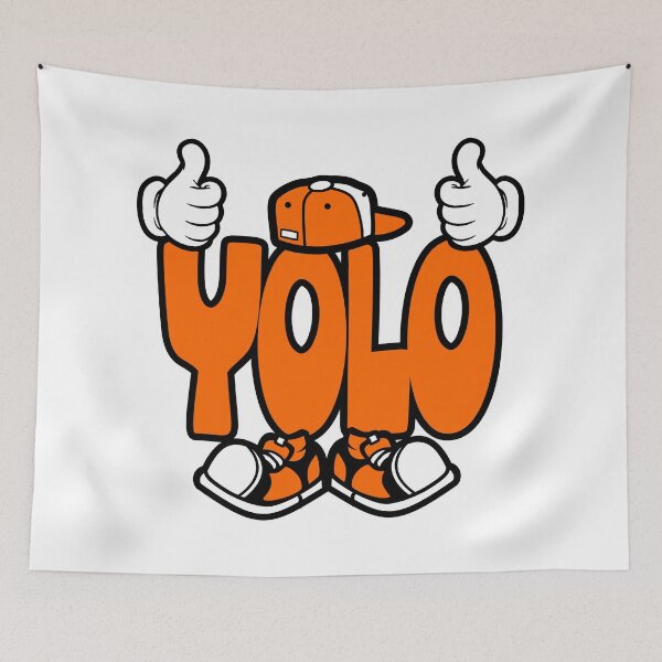 Item preview, YOLO - ICONIC Street Lettering Cartoon Character designed and sold by NFTWords.