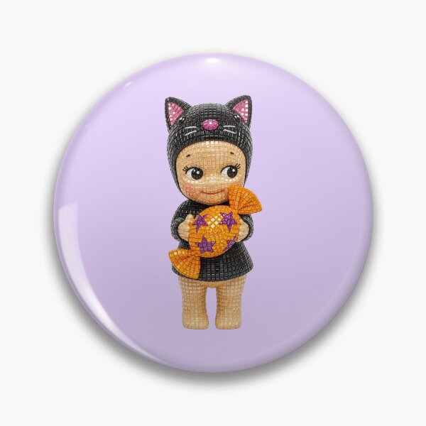 Item preview, Sonny Angel Black Cat Halloween Disco designed and sold by Ellie Dyer.