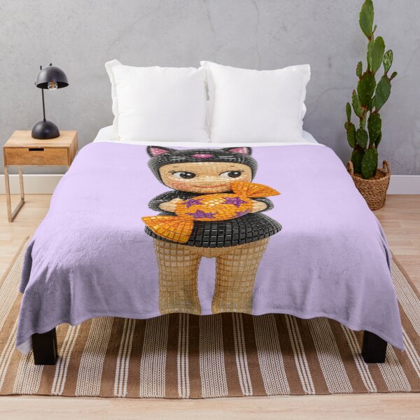 Item preview, Sonny Angel Black Cat Halloween Disco designed and sold by Eleanor Reyelt Art.