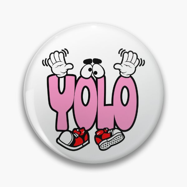 Item preview, YOLO - UNIVERSAL Typography Character Funny designed and sold by NFTWords.