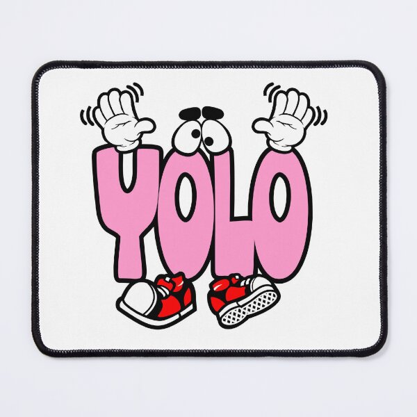Item preview, YOLO - UNIVERSAL Typography Character Funny designed and sold by NFTWords.