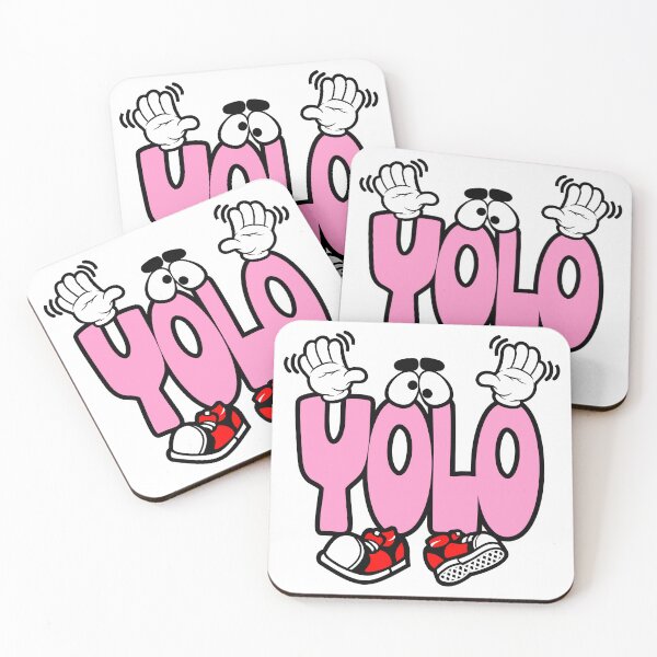 Item preview, YOLO - UNIVERSAL Typography Character Funny designed and sold by NFTWords.