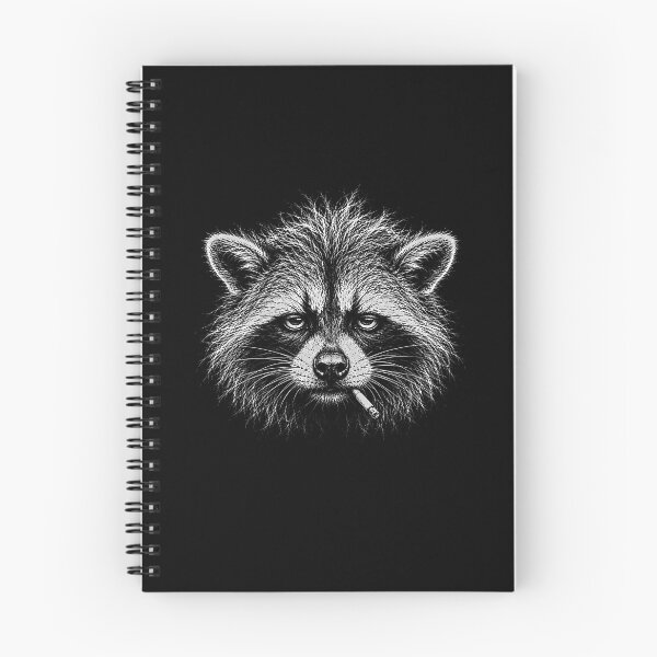 Item preview, Funny Raccoon Smoking Cigarette With Scruffy Looking designed and sold by gunaone-design.