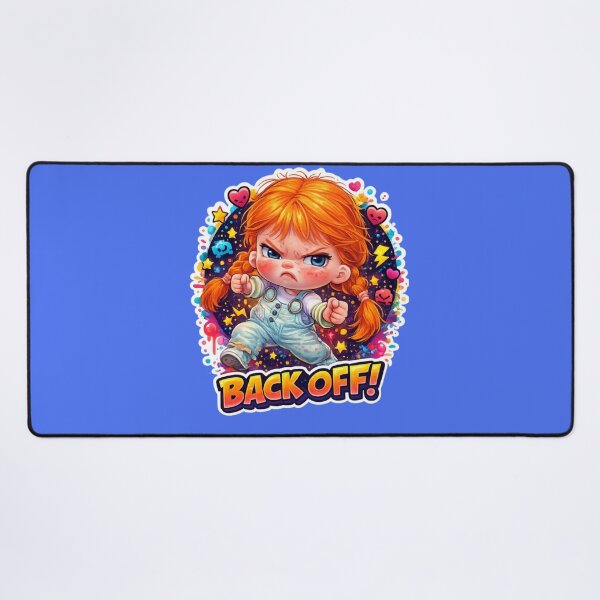 Item preview, Back Off Sassy Attitude Girl – Funny Redhead Girl Power Design designed and sold by IMOBILYARI VibeCore.