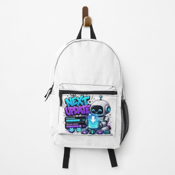 Item preview, NEXT UPDATE Graffiti Sticker PNG | Futuristic Robot Tech Aesthetic | Gaming Programmer Vinyl Decal | Cyber AI Laptop Sticker designed and sold by Stylestickers55.