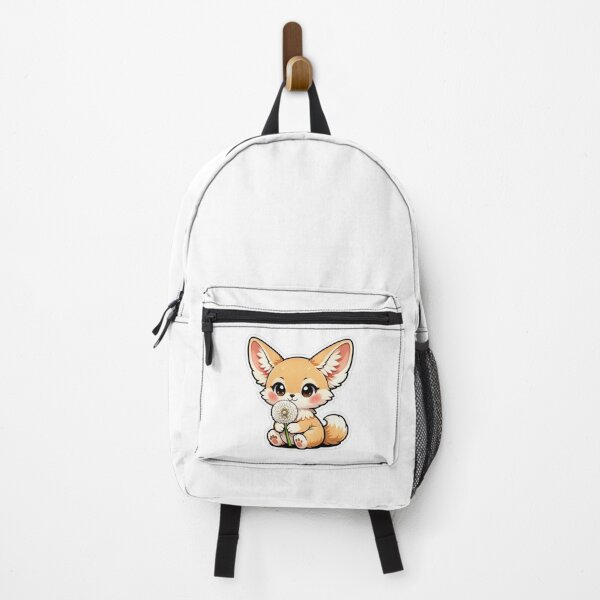 Item preview, Cute Fennec Fox Holding White Dandelion designed and sold by Owcomm.