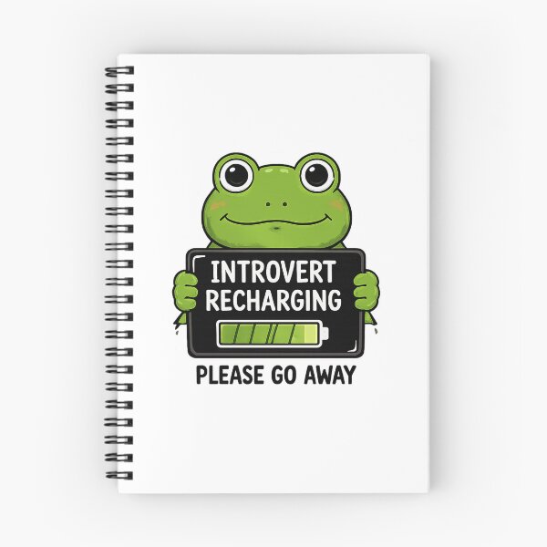 Item preview, Introvert Recharging Frog Sticker | Funny Introvert Battery Meme | Cute Social Energy Frog designed and sold by Moanx Store.