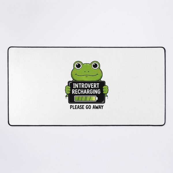 Item preview, Introvert Recharging Frog Sticker | Funny Introvert Battery Meme | Cute Social Energy Frog designed and sold by Moanx Store.