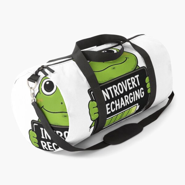 Item preview, Introvert Recharging Frog Sticker | Funny Introvert Battery Meme | Cute Social Energy Frog designed and sold by Moanx Store.