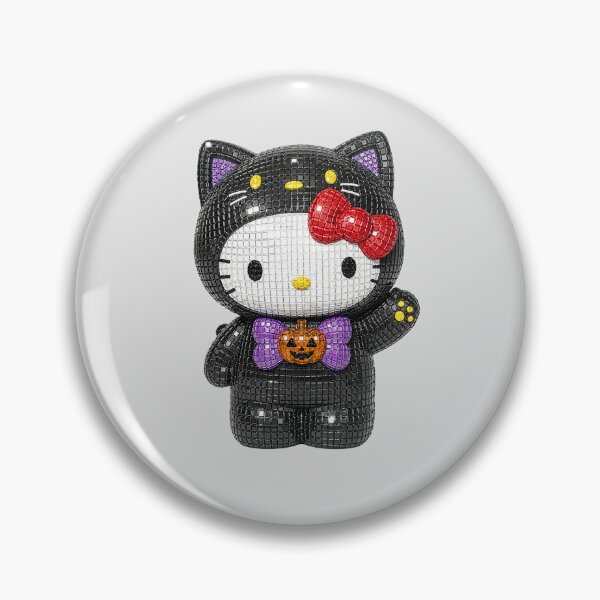 Item preview, Hello Kitty Black Cat Halloween Disco designed and sold by Ellie Dyer.
