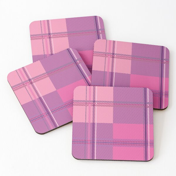 Item preview, Vibrant Pink and Dark Magenta Plaid Pattern designed and sold by Momoko-Hikaru.