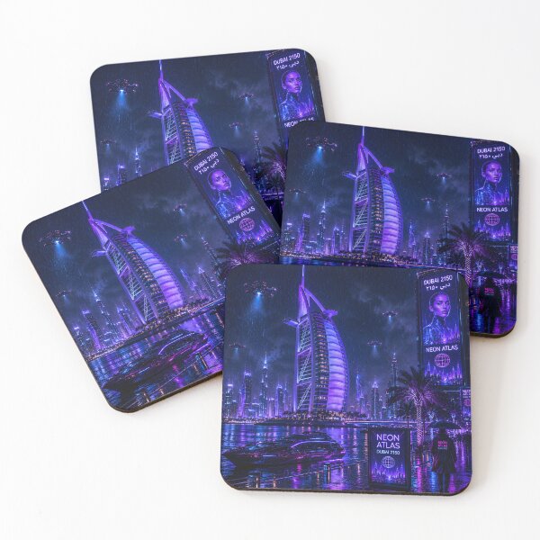 Item preview,  Dubai 2150 | Futuristic Burj Khalifa | Cyberpunk Skyline designed and sold by NSAstore.