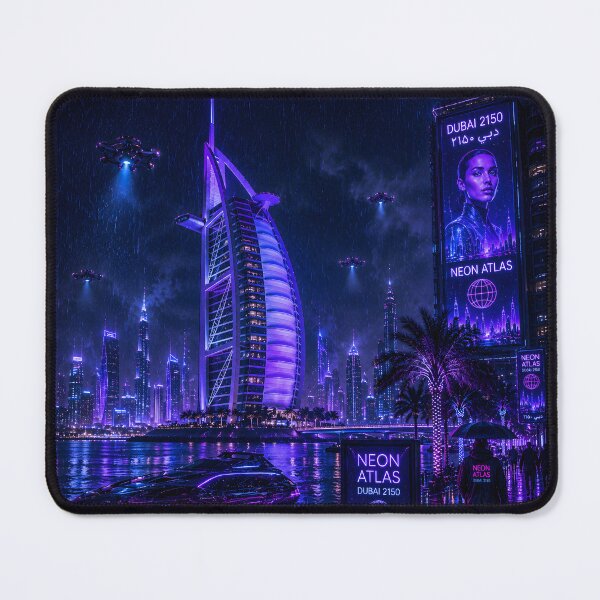 Item preview, Dubai 2150 | Futuristic Burj Khalifa | Cyberpunk Skyline designed and sold by NSAstore.