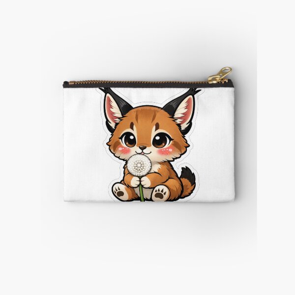 Item preview, Cute Baby Caracal Holding A Dandelion designed and sold by Owcomm.