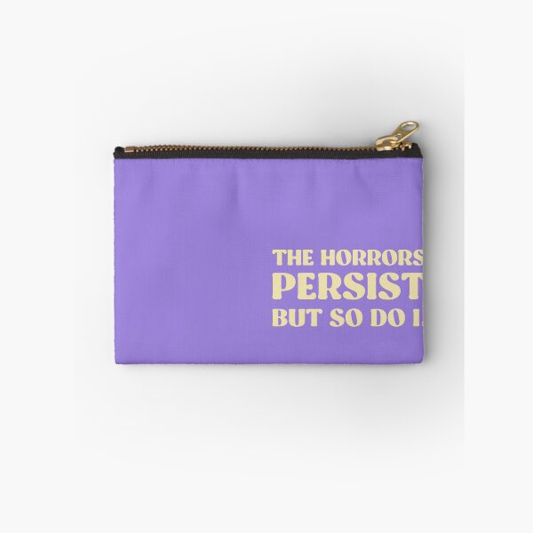 Item preview, The Horrors Persist But So Do I - LILAC/YELLOW designed and sold by butterbeansktch.