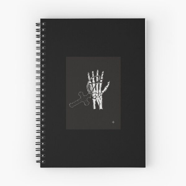 Item preview, ​Skeleton Hand Holding Cross - Hand Drawn Grunge Gothic Artwork designed and sold by Xriti06.