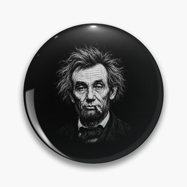 Item preview, Scruffy Abraham Lincoln Smoking Cigarette designed and sold by gunaone-design.