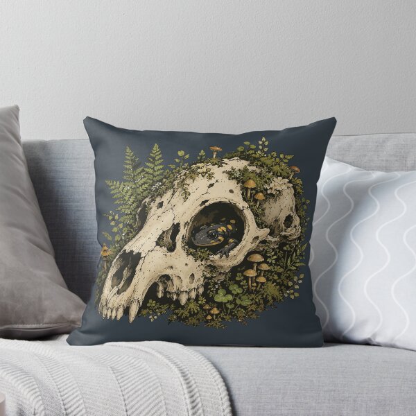 Item preview, Salamander in Animal Skull Woodland Nature Illustration designed and sold by SimplePoDesign.