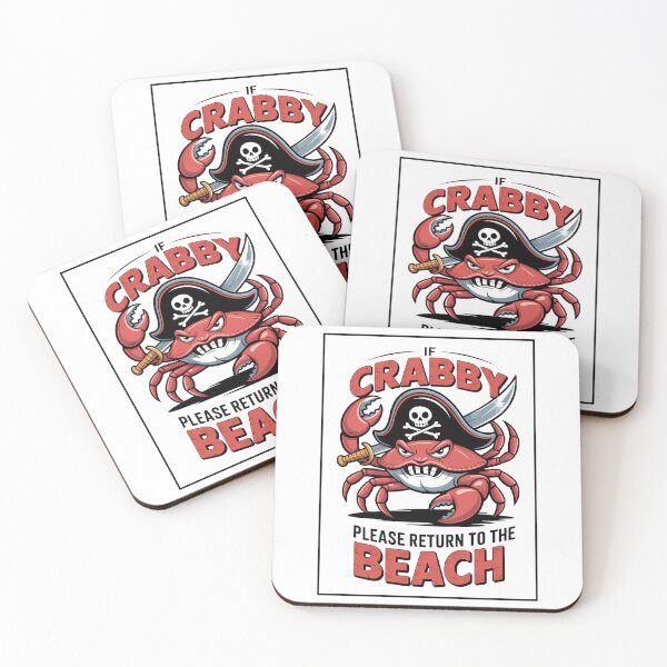 Item preview, Crab Pirate - If Crabby Please Return to the Beach - Funny Design designed and sold by Mterry1202.