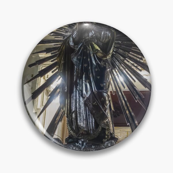 Item preview, Illuminated Virgin Mary Statue With Radiant Halo in Night Religious Procession Through City Street designed and sold by Nmallia.