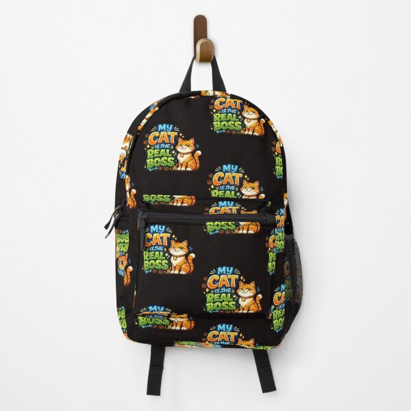 Item preview, My Cat Is The Real Boss Funny Cat Lover Design designed and sold by WHDProduction45.