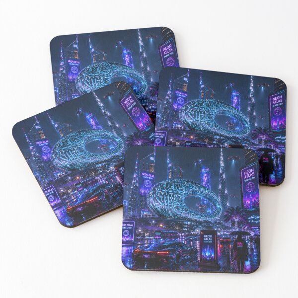Item preview, Dubai 2150 | Futuristic Burj Khalifa | Cyberpunk Skyline designed and sold by NSAstore.
