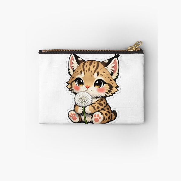Item preview, Cute Baby Lynx Holding A Dandelion designed and sold by Owcomm.