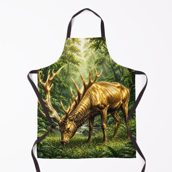 Item preview, Golden deer wildlife designed and sold by urbanshop7.