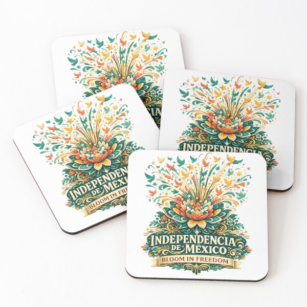Item preview, Independencia de México Bloom in Freedom Floral Patriotic Artwork designed and sold by irfanshikh.