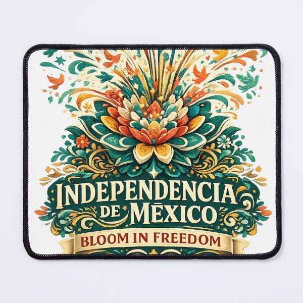 Item preview, Independencia de México Bloom in Freedom Floral Patriotic Artwork designed and sold by irfanshikh.