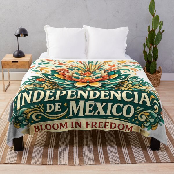 Item preview, Independencia de México Bloom in Freedom Floral Patriotic Artwork designed and sold by irfanshikh.